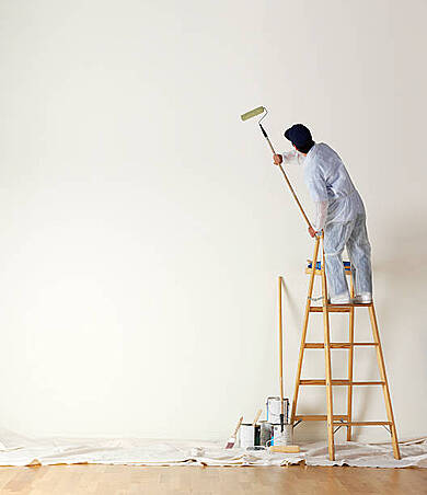 Painting image next to our story section