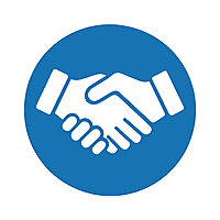 Handshake icon for integrity and honesty company values